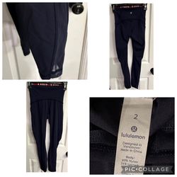 Navy Lululemon Leggings 