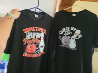 Two NEW Bowling T-shirts Size 3X