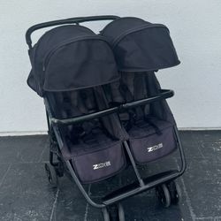 ZOE THE TWIN SIDE BY SIDE DOUBLE STROLLER!!
