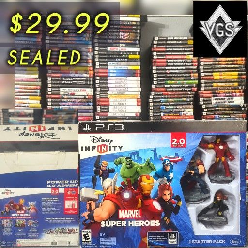 *NEW* Disney Infinity 2.0 Marvel Avengers Starter Pack PS3 Sealed
