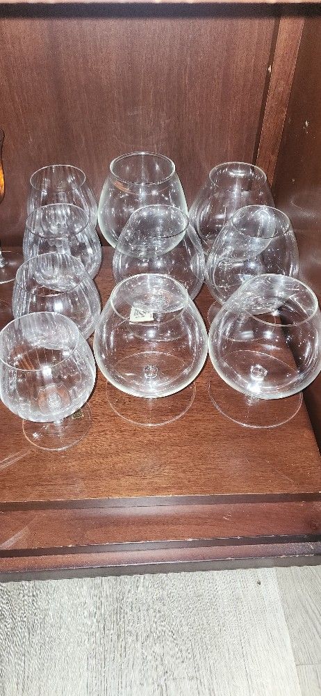 Crystal Cognac/ Brandy Glasses