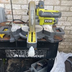Ryobi Compound Sliding Meter Saw