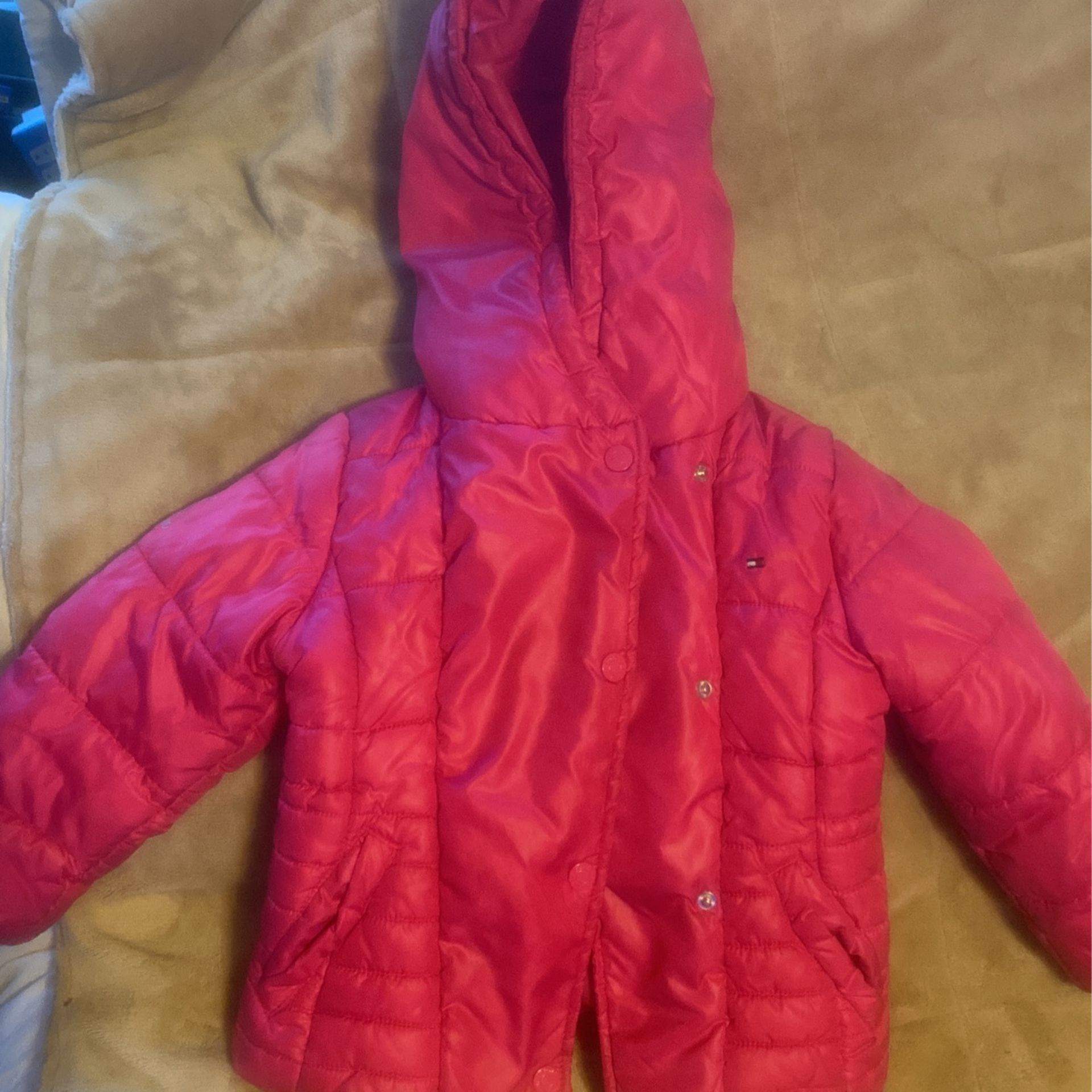 Girls Toddler Tommy Hilfiger Coat Size 3T
