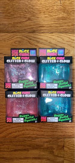 Needoh Nice Cube Glitter and Glow