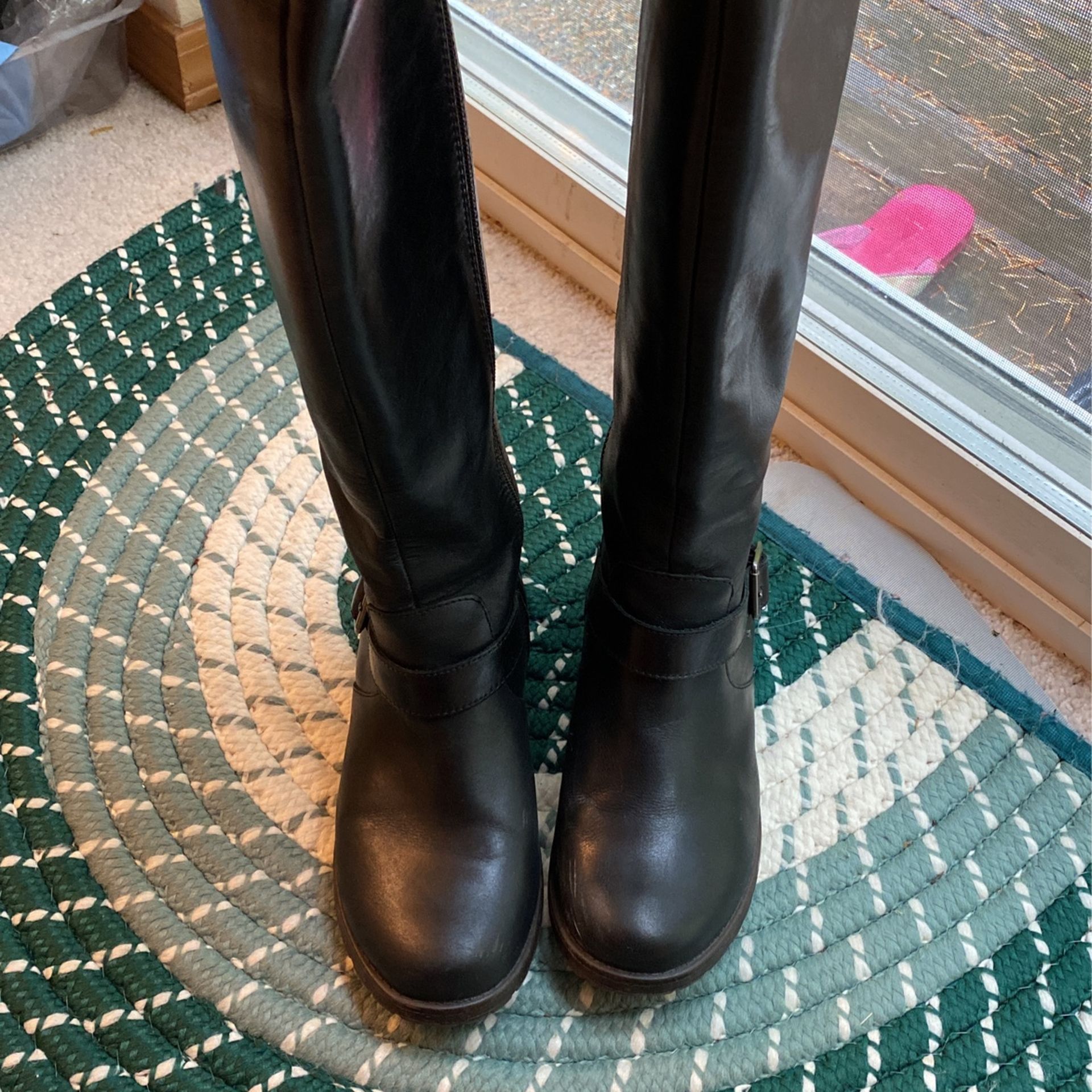 kenneth cole knee high boots size 7