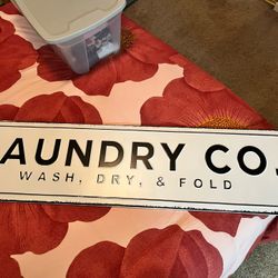 Laundry sign 