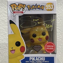 Pikachu - Diamond Collection - Signed By Sarah Natochenny
