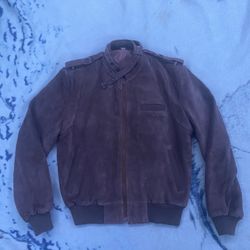 Vintage Repage Suede Leather Cafe Racer Jacket