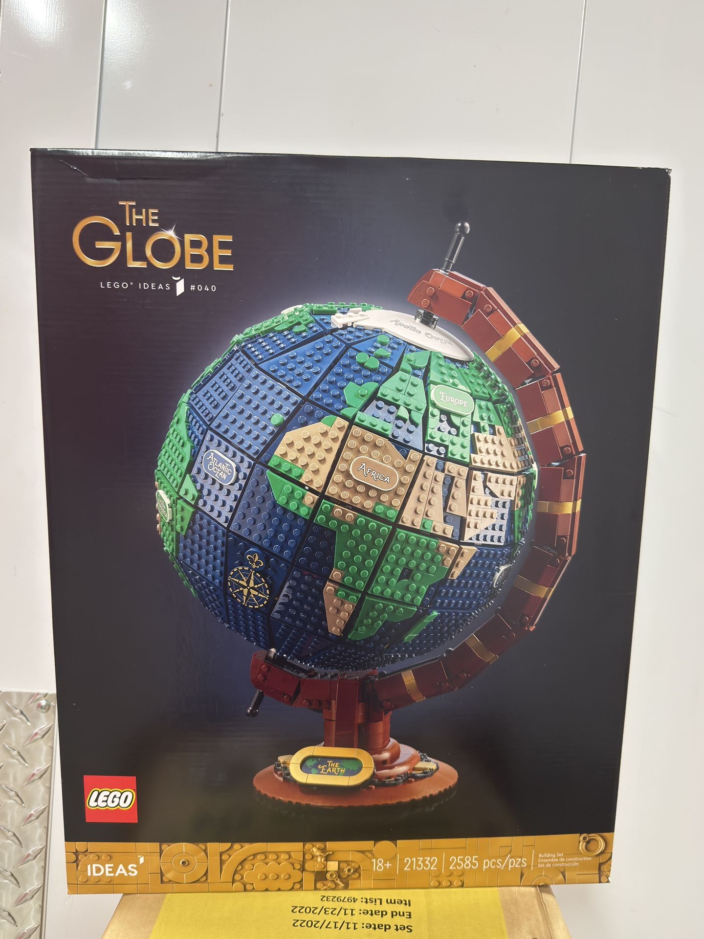 Lego Ideas “The Globe” 21332 (FACTORY SEALED)
