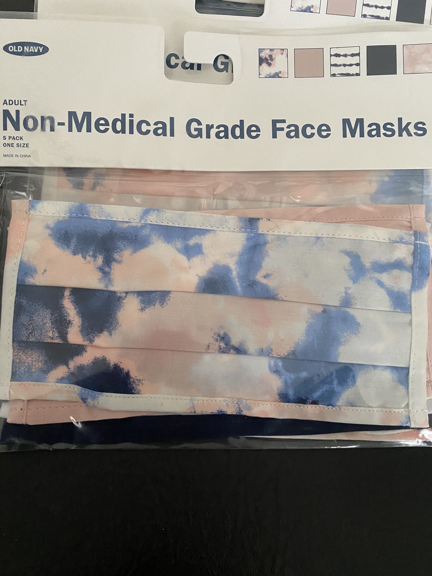 Face Mask Old Navy 5 Pack