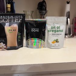 Protein Coffee/ Mushroom Coffee Oil Of Oregano Supplement 