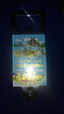 Golden gate bridge can-bottle opener