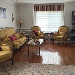 French Inspired Living Room Furniture 