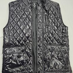 Fried Denim Quilted Puffer Vest - size XL
