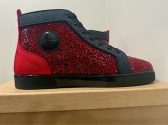 Christian Louboutin Louis Orlato 'Red Black'  Sz: 13 (46) brand new with box and receipt