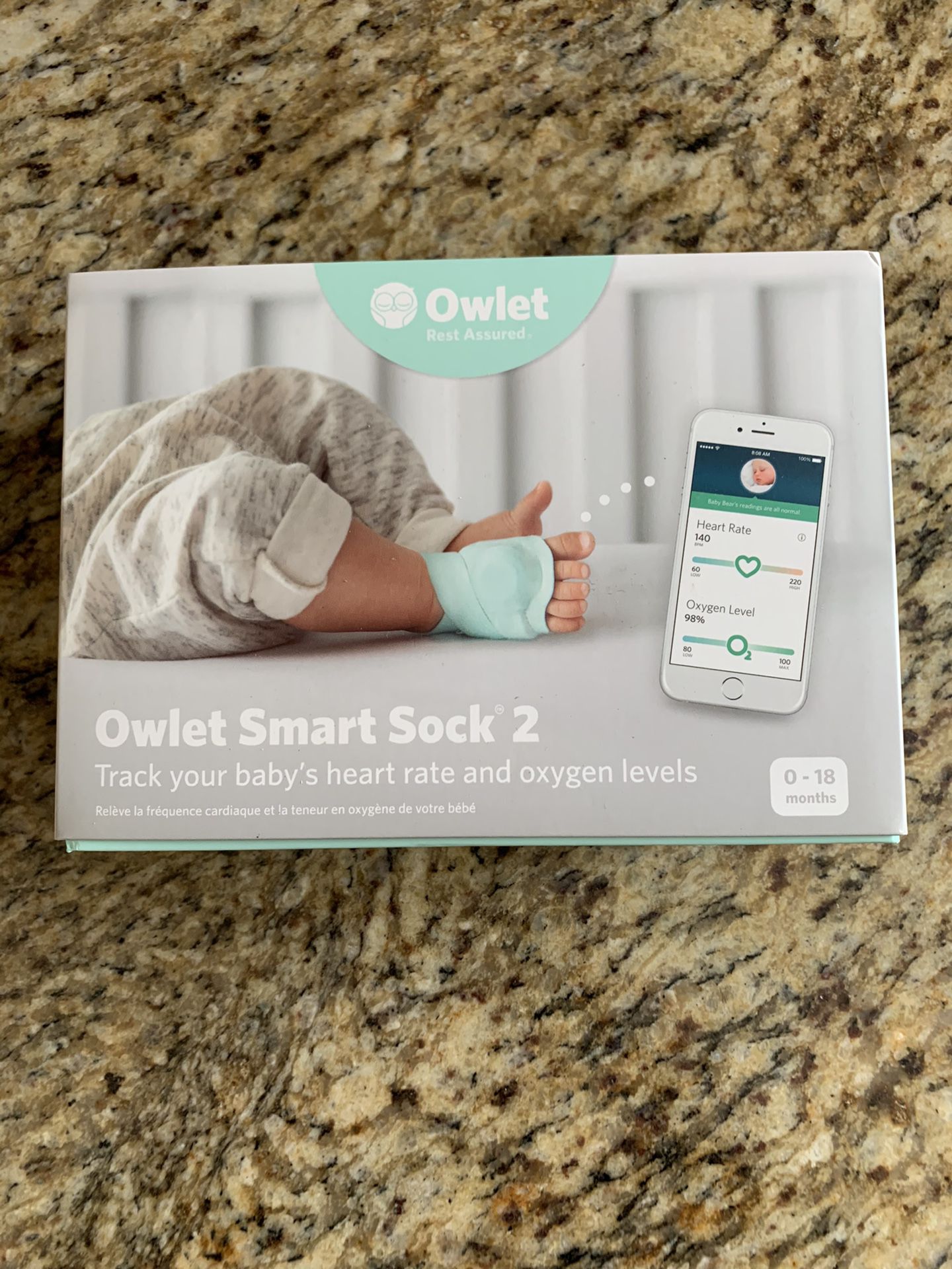 Owlet Smart Sock 2 - Like New