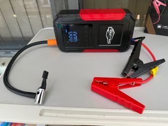 Portable Car Jump Starter and air compressor