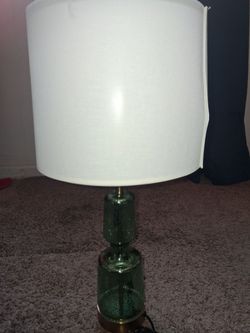 Beautiful decorative glass table lamp