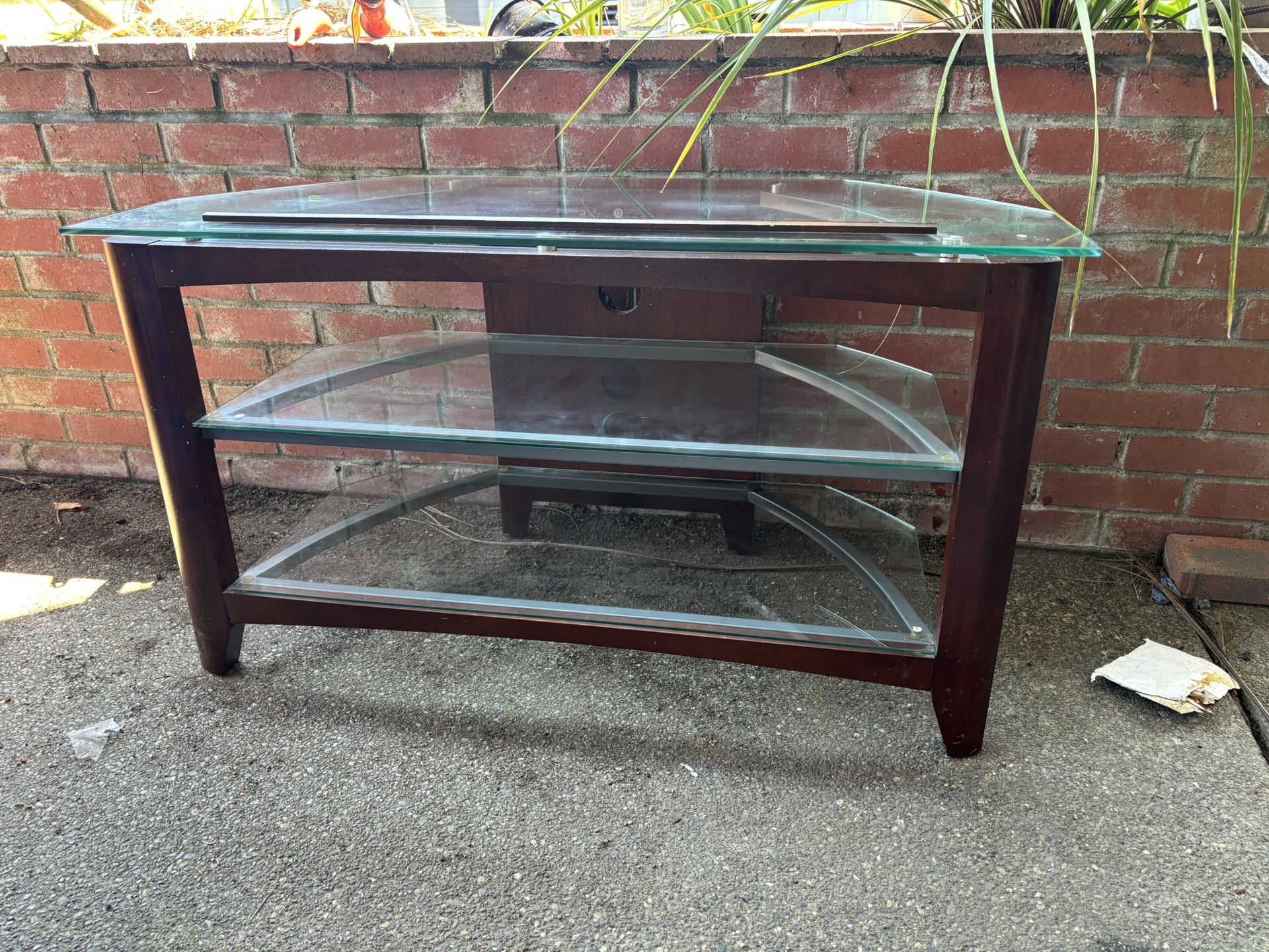 Glass Tv Stand