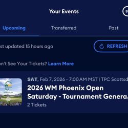 Phoenix Open Tickets- Saturday 
