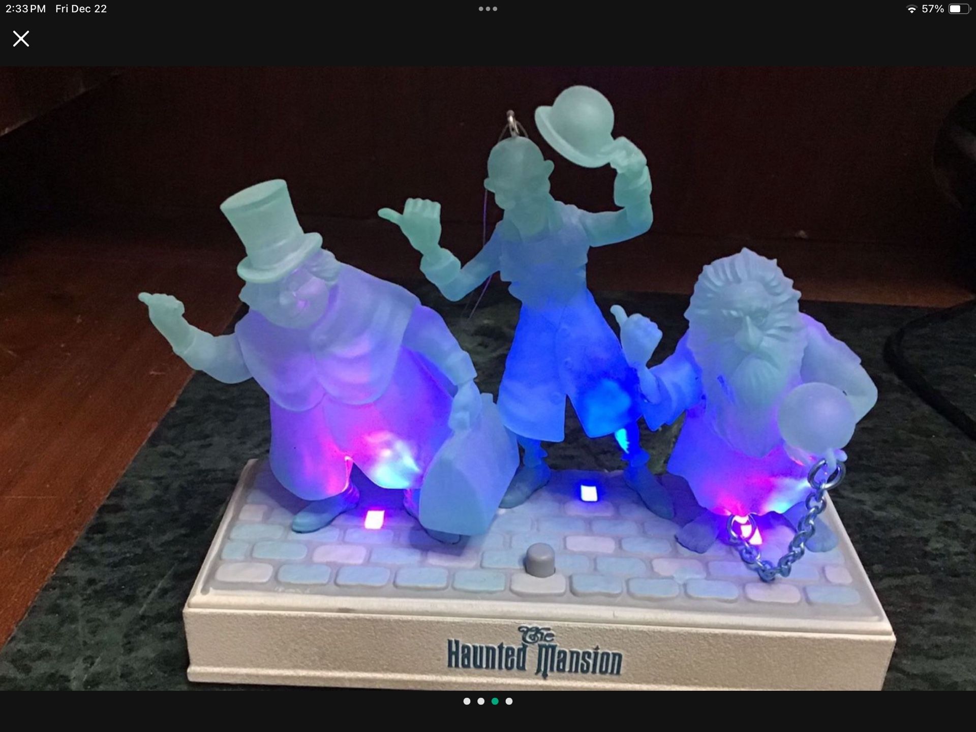 Disney Hitchhikers LED+Song Christmas Ornament 2021