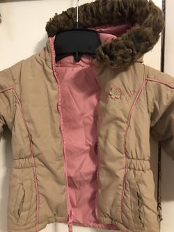 Winter Jacket for 2-3 year old -$3 Reversible Jacket pink/brown