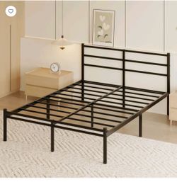 Cal king steel bed frame