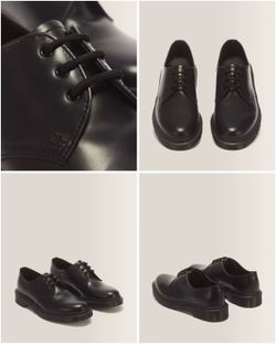 Dr. Martens 1461 Mono Smooth Leather Oxford Shoes (Men’s Size 10, Women’s Size 11)