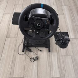 Logitech G920 Racing Wheel, Pedals, and Shifter with Stand