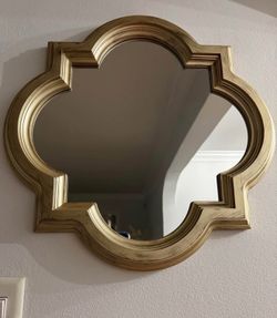 Quatrefoil Clover Mirror 18" H