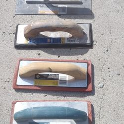 Stucco and Grout Floats Also Wood Adhesive trowel 