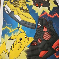 Pokemon/Shoe Canvas