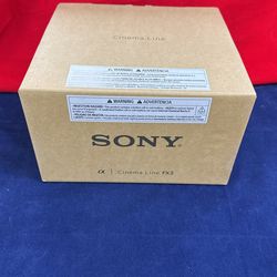 Brand New Sony Alpha Fx3 Cinema Line Camera
