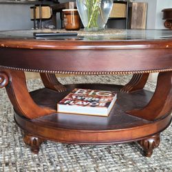 Wooden Coffee Table And TV Console