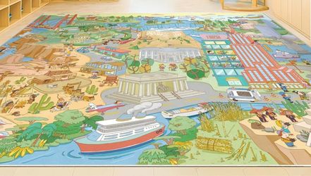 Area Rug 6x9 – Interactive North America Map Carpet