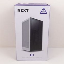 NZXT H1 V1 Mini-ITX Computer Case (includes PSU, AIO, and Riser Card)