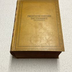 1937 DICTIONARY WEBSTERS 