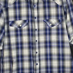 Men's button Up Dress Shirt Size 2xl Bruno New York Brand