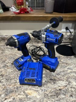 Kobalt Drill/driver And Impact Set