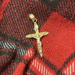 Real 14k Gold Cross 