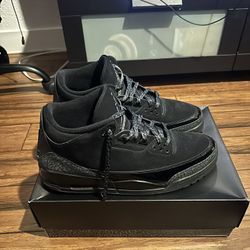 Jordan 3 Retro Black Cat (2025) Size 15