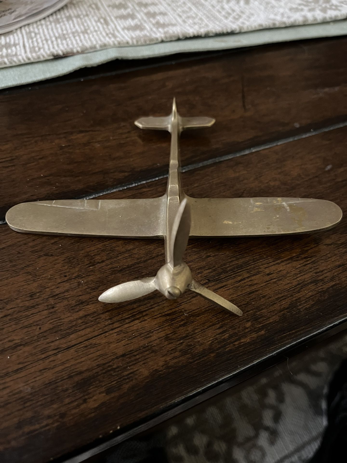 Small Brass Airplane