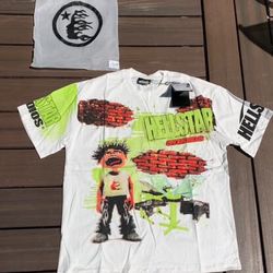 White Graphic Hellstar Shirt