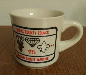 Bucks County Council 75th Diamond Jubilee Jamboree Mug Cup