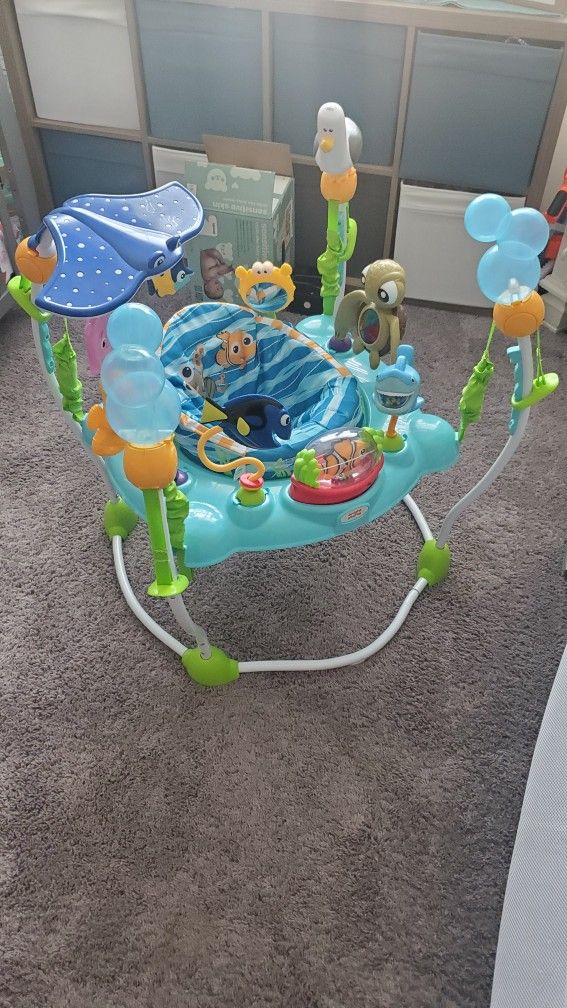Bright Starts Disney Baby Finding Nemo Sea of Activities Baby Activity Center Jumper 