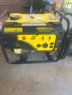 4000 watt generator