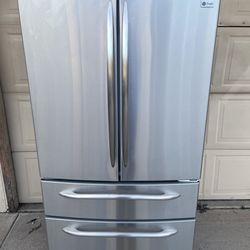 Refrigerator GE Stainless Steel 4 Doors counter depth