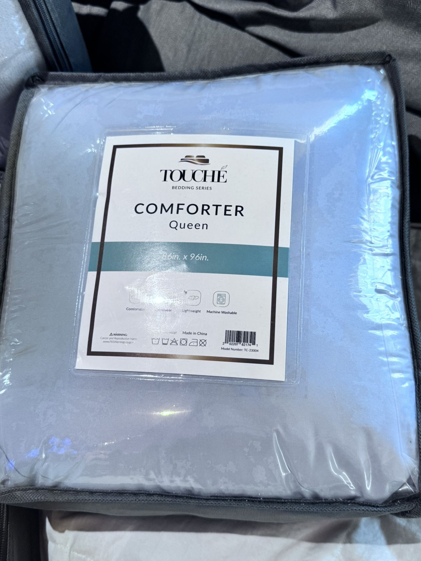 Comforter, Sheets and Throw Blanket