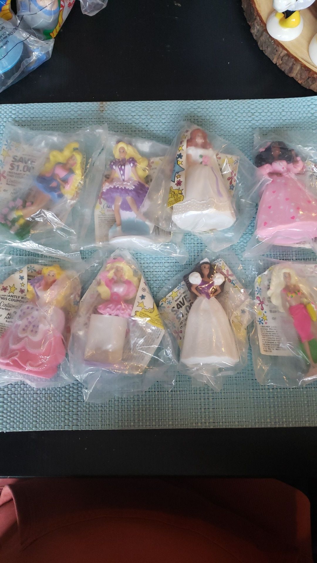 McDonald Barbie collectable -all 8 toys. Mcdonslalds