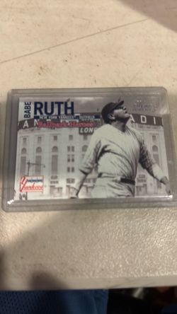 Babe Ruth Ballpark Heroes Baseball Card